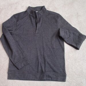 WALTER HAGEN Perfect 11 Midweight 1/4 Zip Pullover Black Heather Size Small